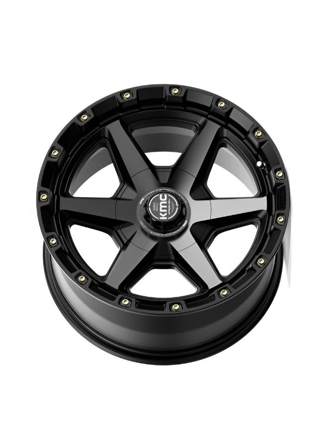 كي ام سي KM101 تيمبو 17×9 6×135/6×139.7 ET-12 CB106.2 أسود ساتان - Image 3